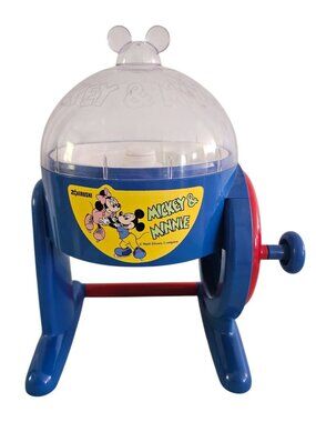 Zojirushi Disney Mickey Minnie Ice Shaver Machine Blue Red MHF-10D Vtg RARE HTF